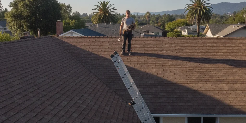 Roofing contractor services in Mountain View, CA